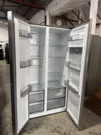 Thumbnail for Factory second Hisense HRSBS540SW 541 L PureFlat Side-by-Side Refrigerator – Silver / Stainless Steel