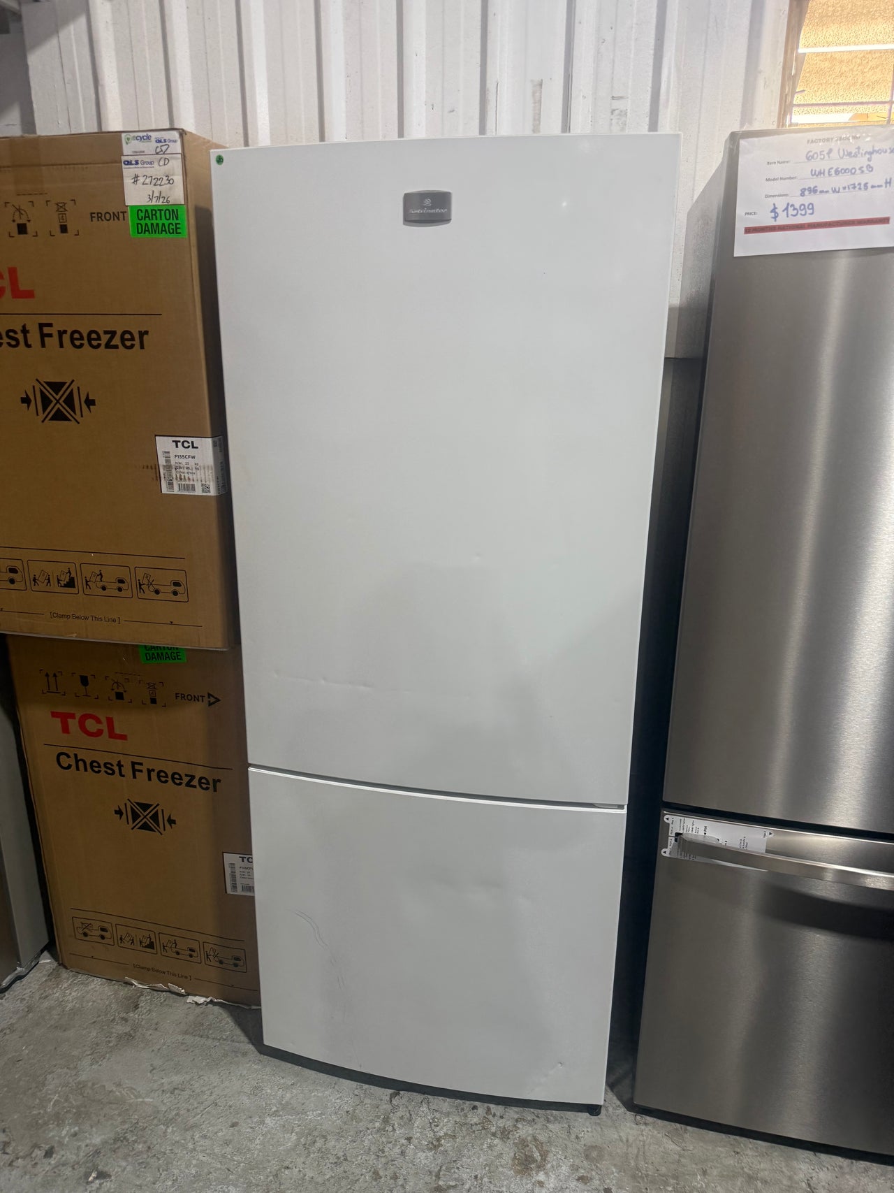Second hand Kelvinator 453L Bottom Mount Fridge – KBM4502WA