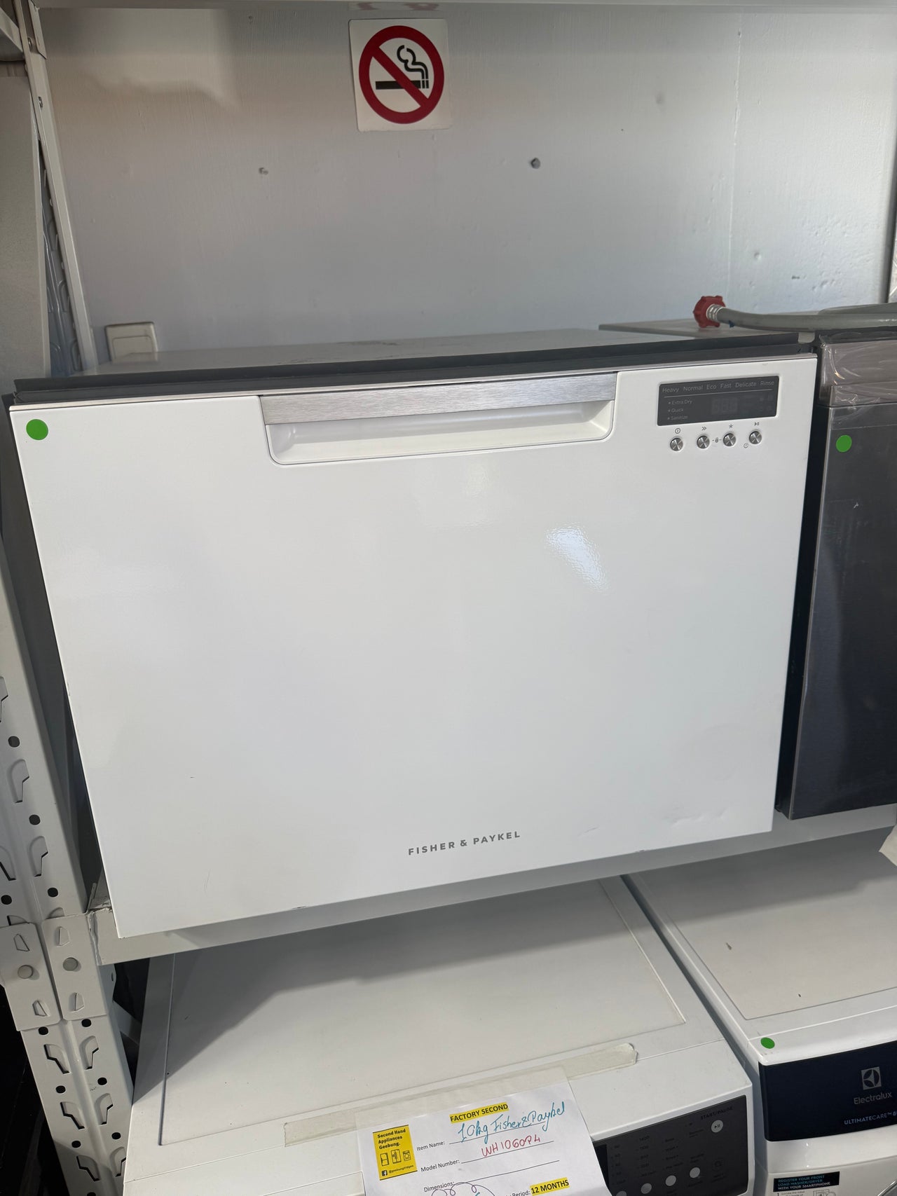 Factory Second Fisher&Paykel Single Tall DishDrawer™ Dishwasher – White (DD60SCTW9)