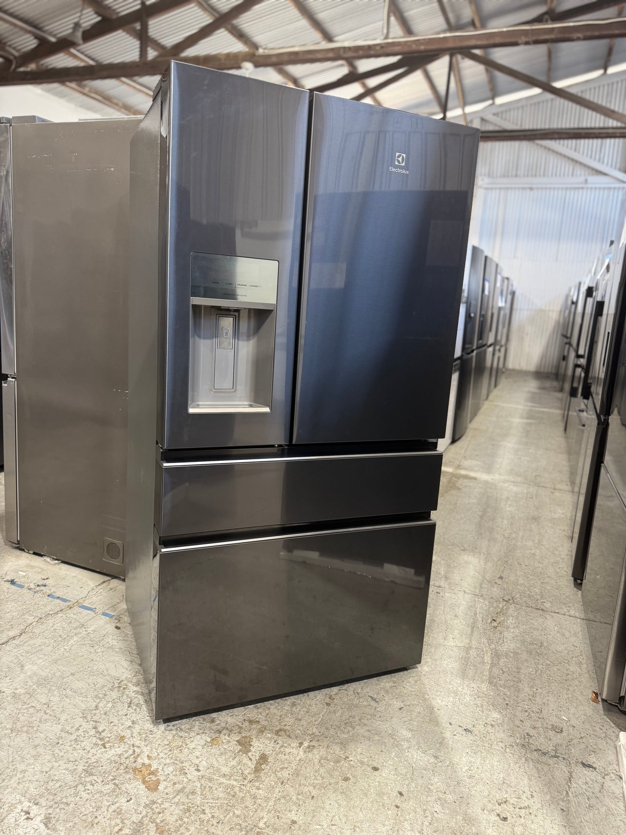 Factory second Electrolux EHE6899BA 609 L French Door Fridge – Dark Stainless Steel