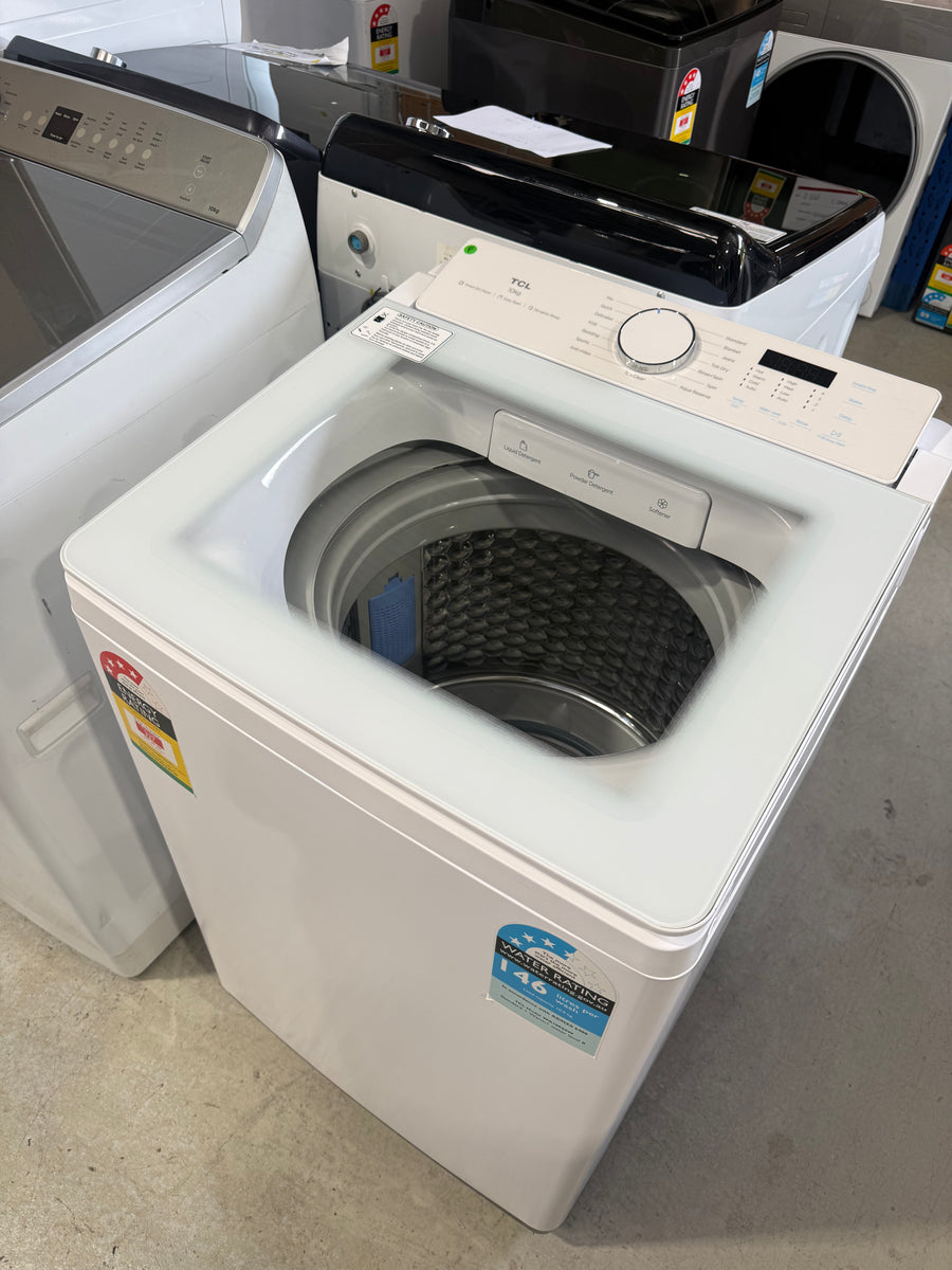 Factory second TCL 10kg Top Load Washing Machine – WA10P60W