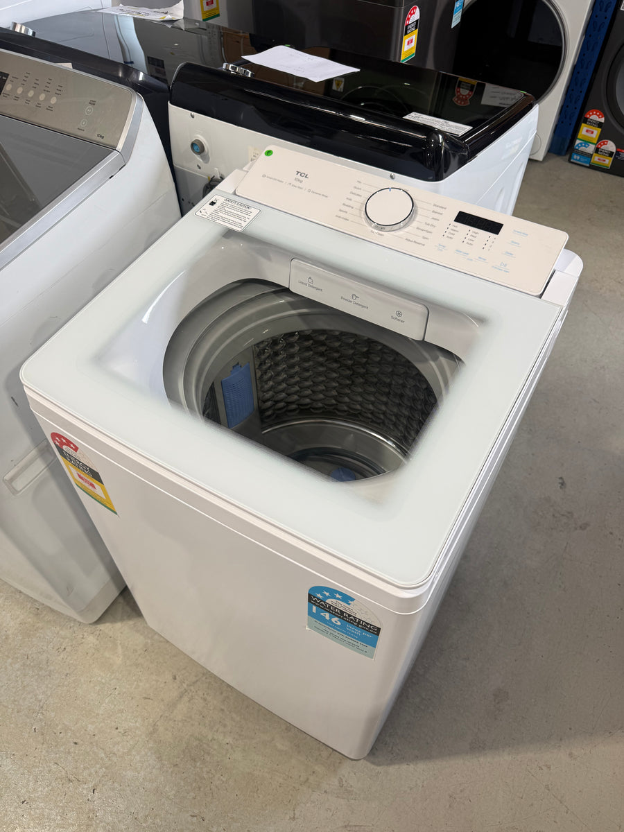 Factory second TCL 10kg Top Load Washing Machine – WA10P60W