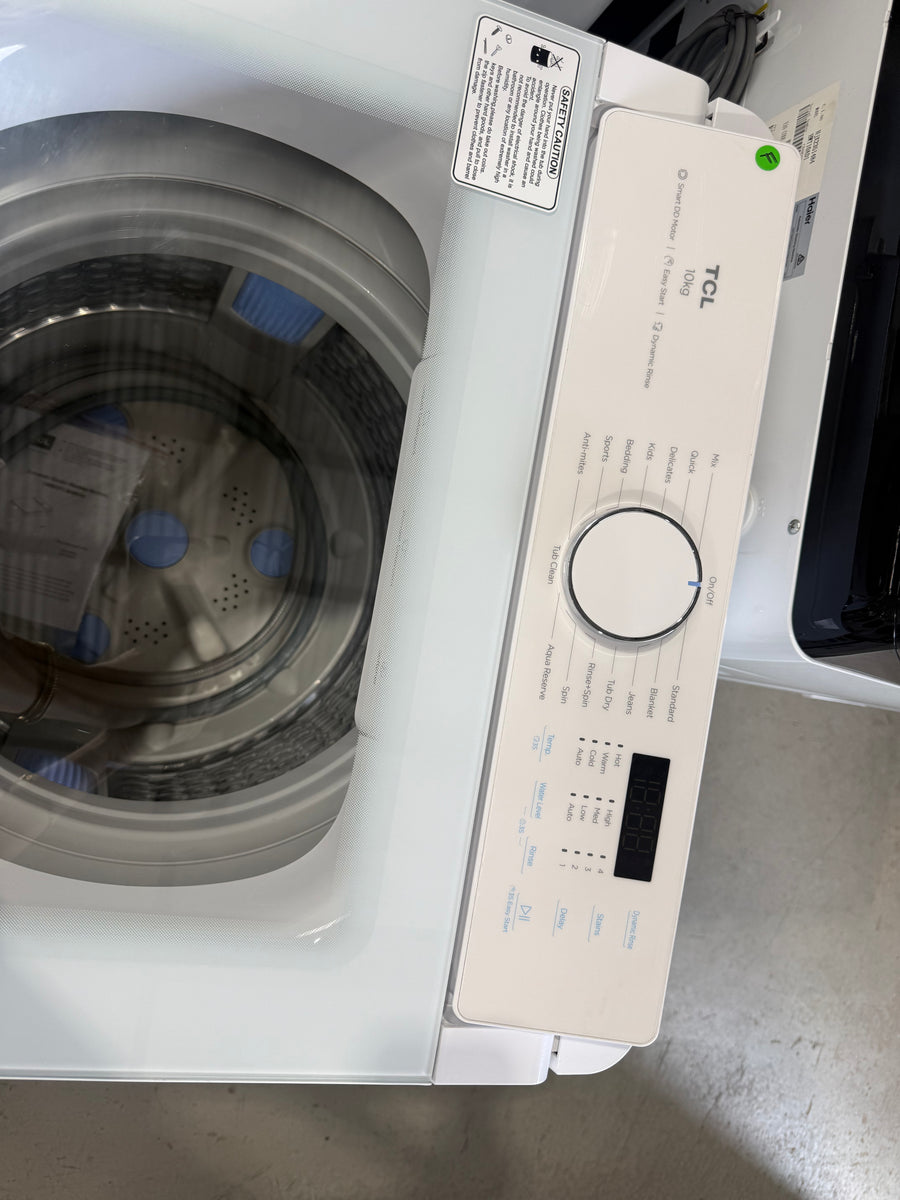 Factory second TCL 10kg Top Load Washing Machine – WA10P60W