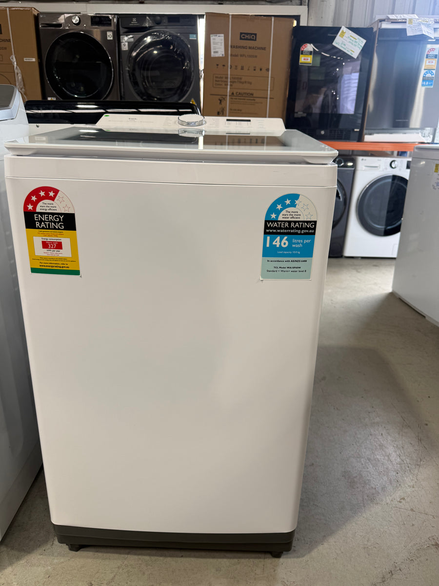 Factory second TCL 10kg Top Load Washing Machine – WA10P60W