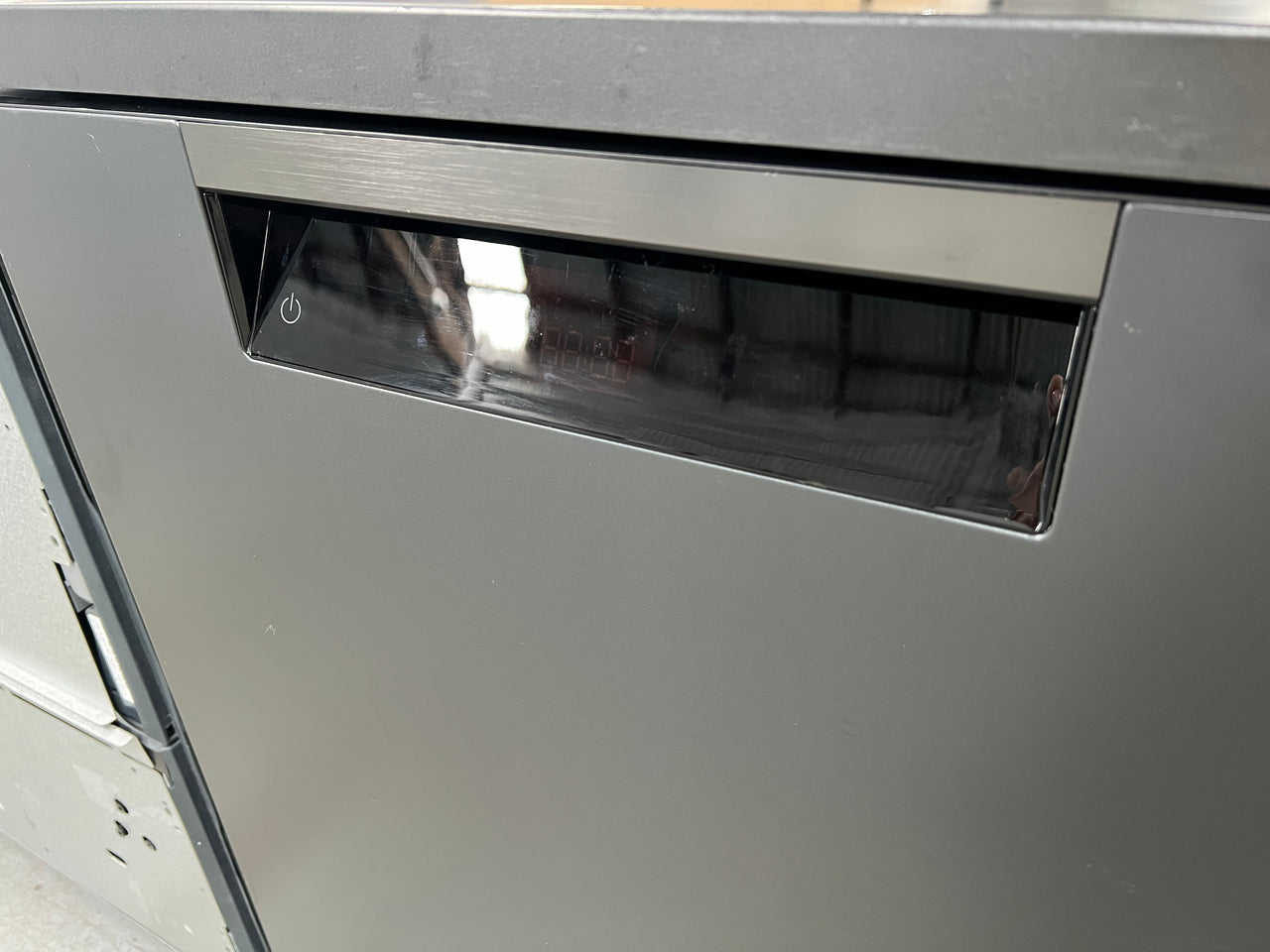 Factory second Haier Freestanding Dishwasher Black HDW15F3B1 - Second Hand Appliances Geebung