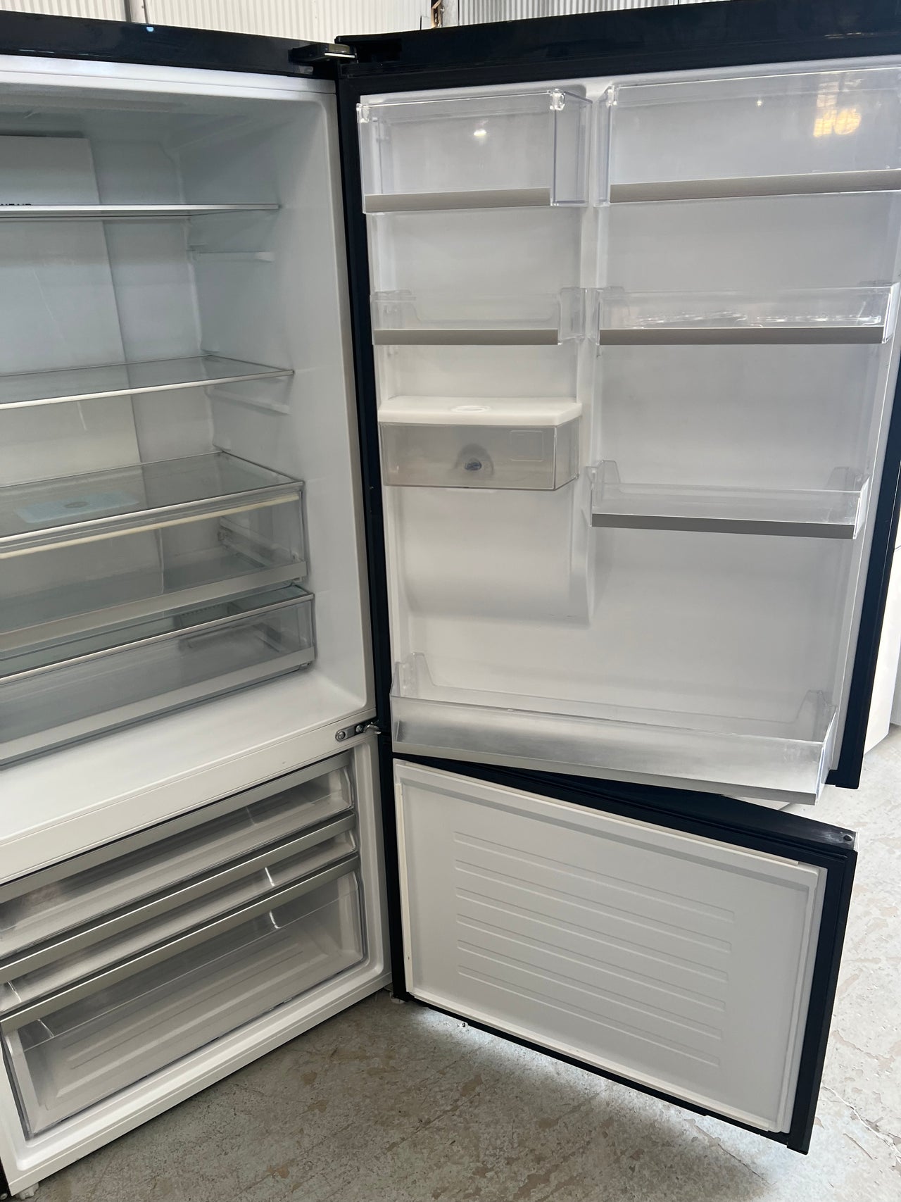 Factory second Haier 493L Bottom Mount Refrigerator Model: HRF520BHC - Second Hand Appliances Geebung