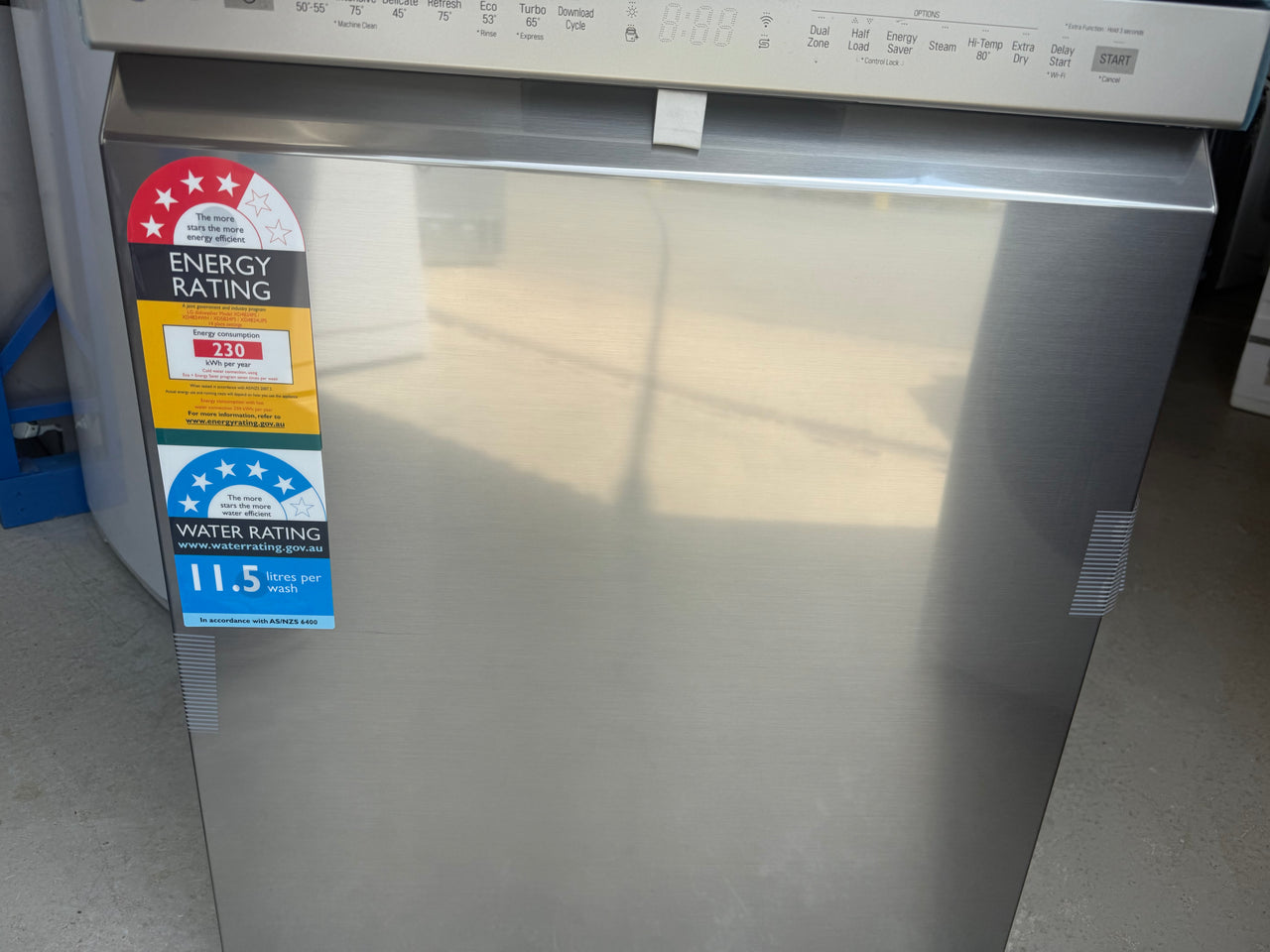 Buy Transportation damaged LG QuadWash Platinum Steel TrueSteam Dishwasher Model:XD4B24PS |  | [product_variant] | Second Hand Appliances Geebung Brisbane
