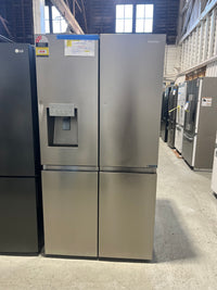 Thumbnail for Factory second Hisense 585L PureFlat Quad Door French Door Fridge with Ice & Water Dispenser - Stainless Steel - Second Hand Appliances Geebung