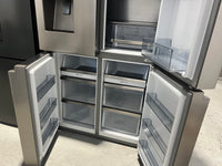 Thumbnail for Factory second Hisense 585L PureFlat Quad Door French Door Fridge with Ice & Water Dispenser - Stainless Steel - Second Hand Appliances Geebung