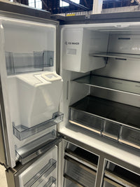 Thumbnail for Factory second Hisense 585L PureFlat Quad Door French Door Fridge with Ice & Water Dispenser - Stainless Steel - Second Hand Appliances Geebung