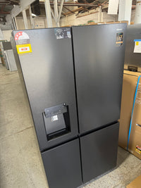 Thumbnail for Factory second/Carton damaged Hisense 632 L Side-by-Side Refrigerator – Black Steel (HRSBS632BW)