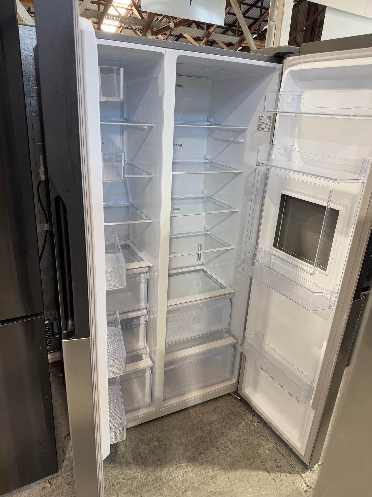 Second hand Samsung SRS603HLS 603-liter side-by-side refrigerator