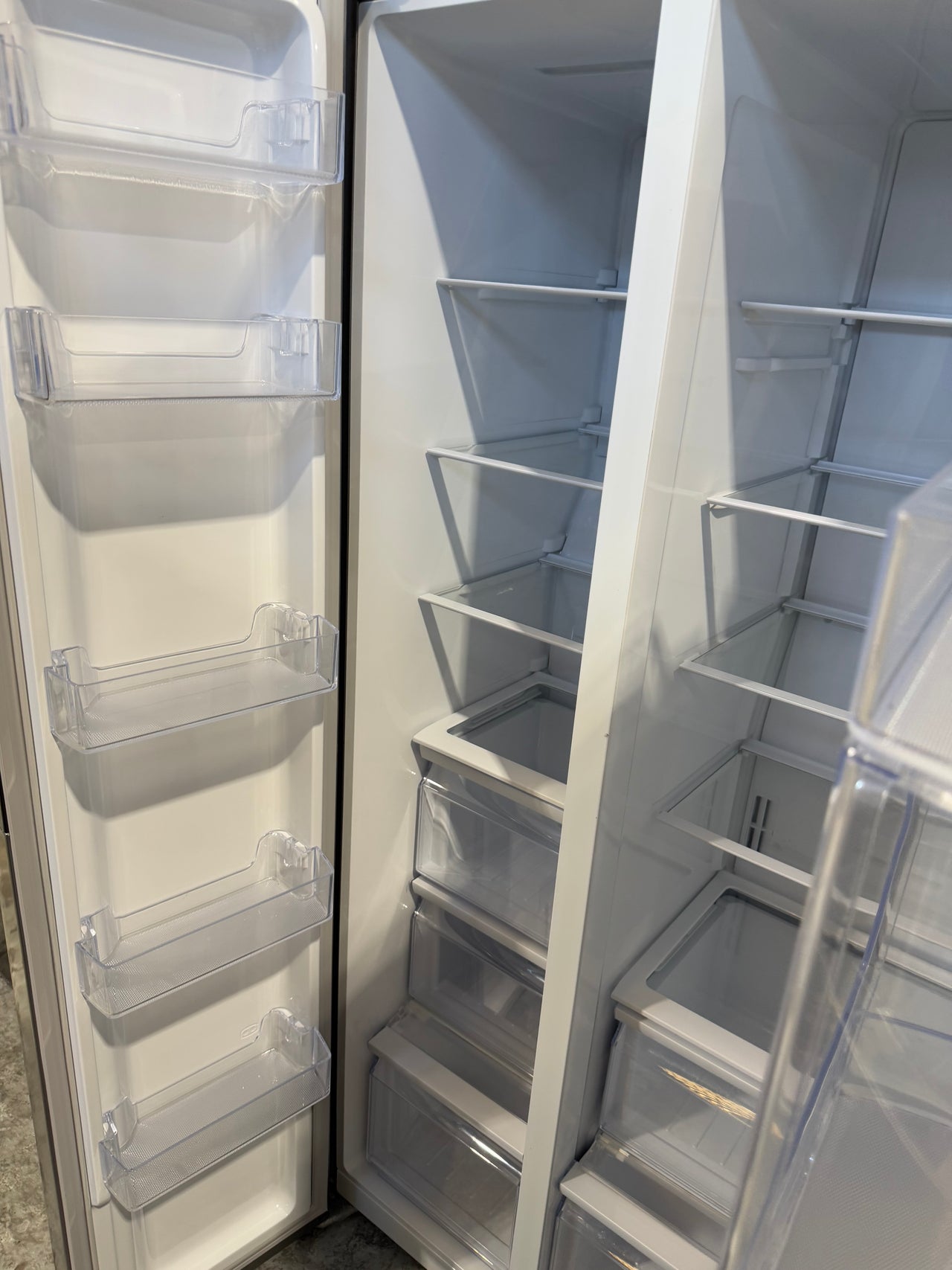 Second hand Samsung SRS603HLS 603-liter side-by-side refrigerator