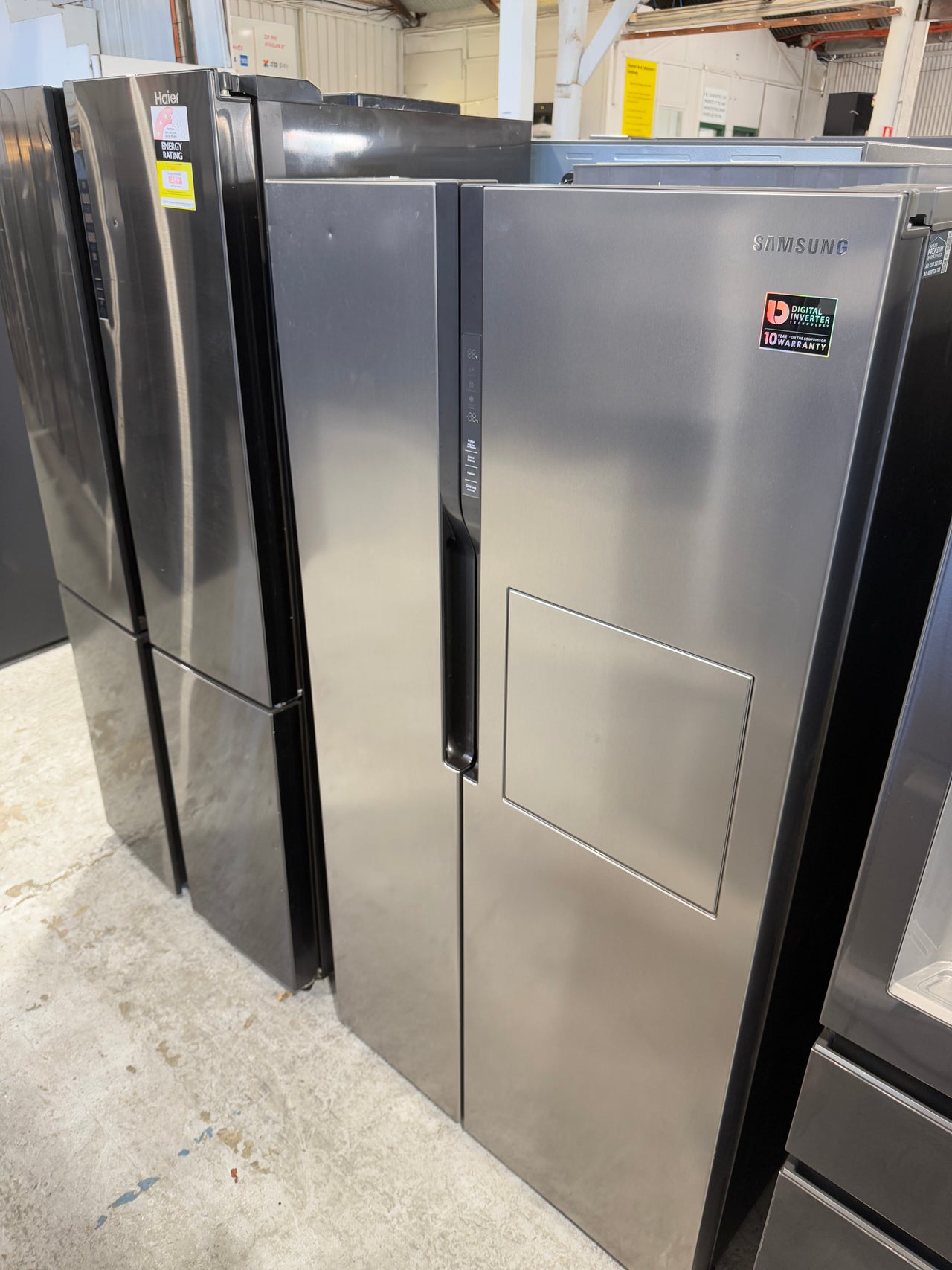 Second hand Samsung SRS603HLS 603-liter side-by-side refrigerator