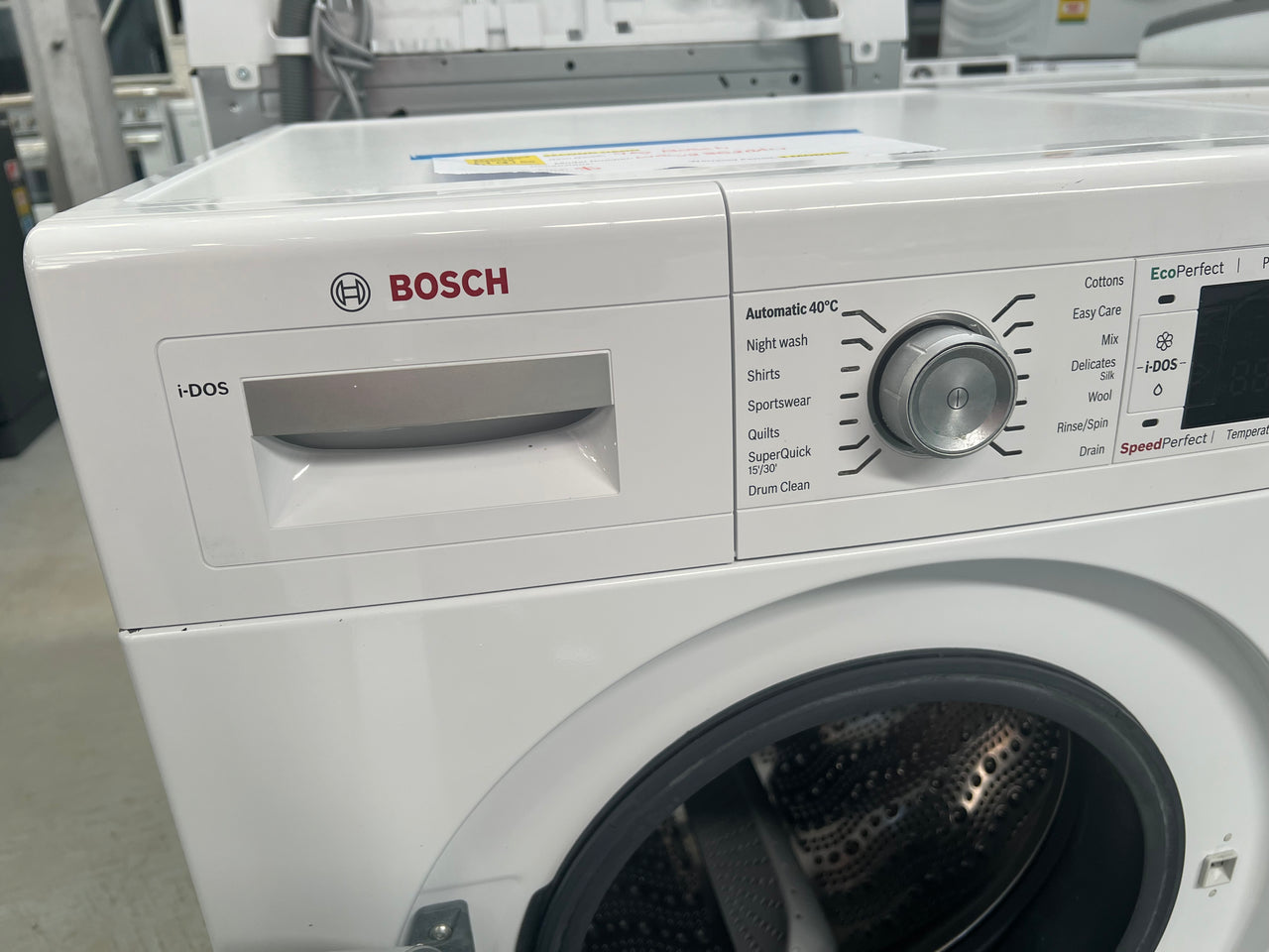 Second hand Bosch 9kg Front Load Washer Model: WAW28620AU - Second Hand Appliances Geebung