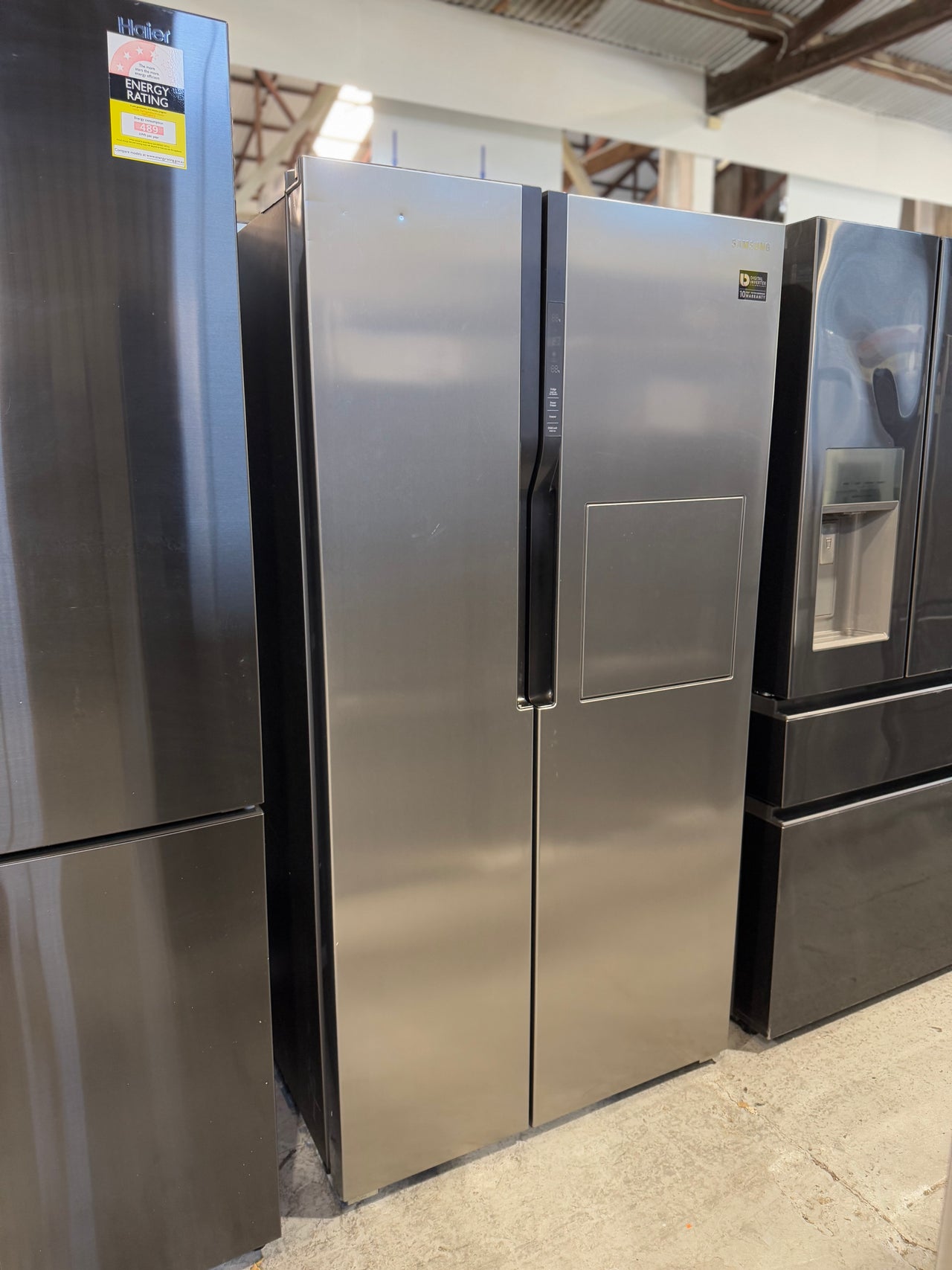 Second hand Samsung SRS603HLS 603-liter side-by-side refrigerator