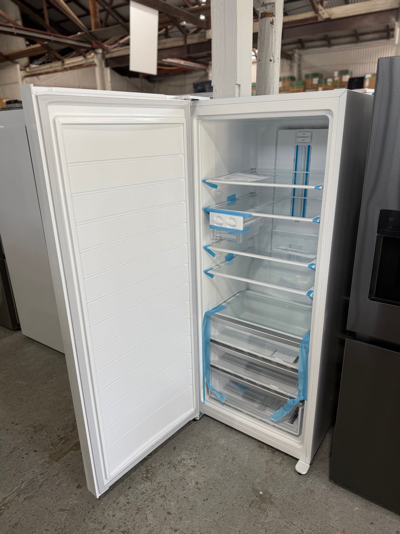 Factory second Westinghouse 388 L Vertical Freezer – Model WFB4204WC