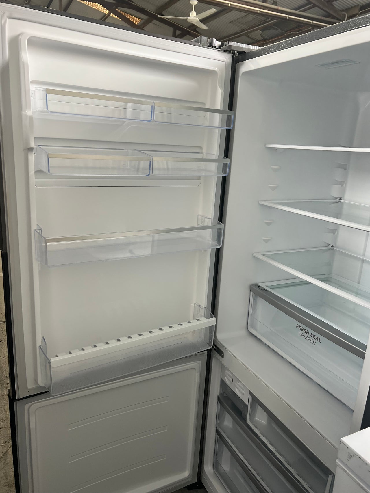 Second hand Westinghouse WBE4500BB-R 453L Bottom Mount Fridge - Second Hand Appliances Geebung