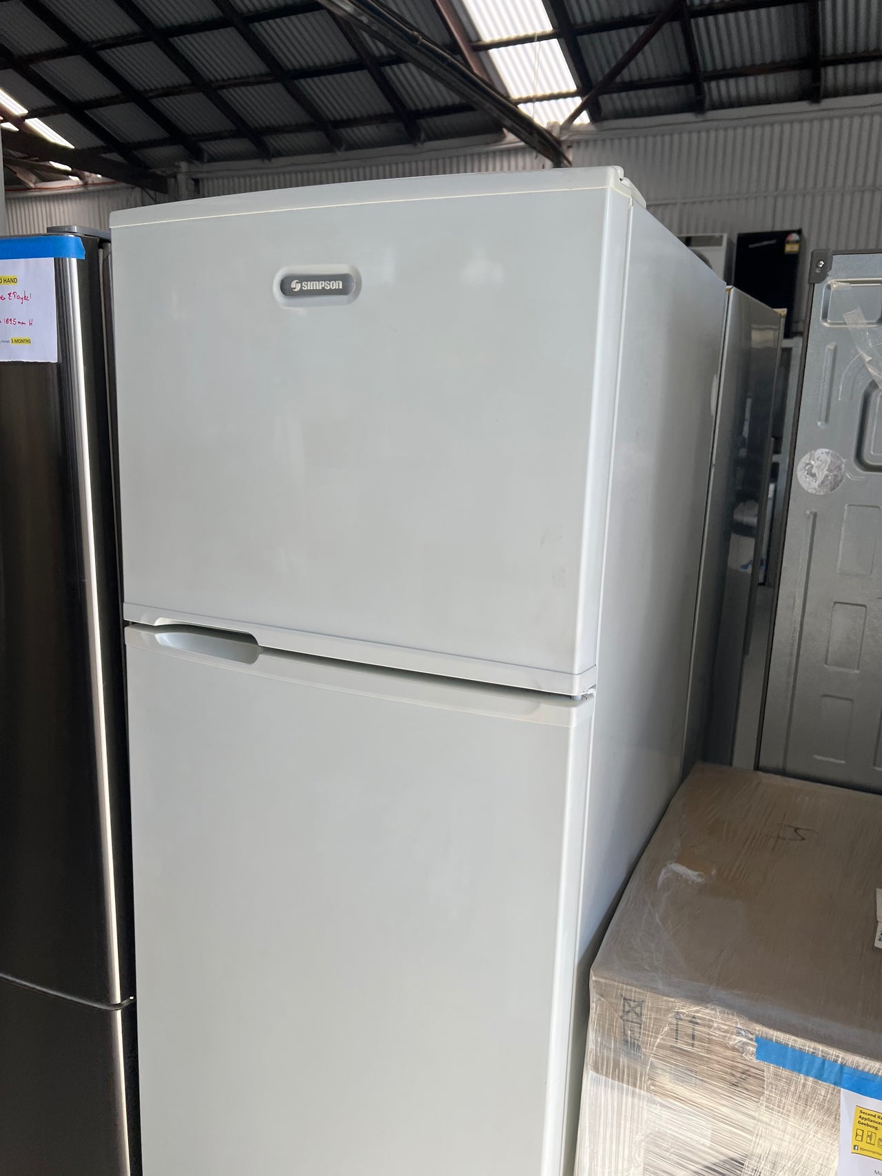 Second hand 328l Simpson top mounted refrigerator SR330BR - Second Hand Appliances Geebung