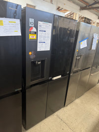 Thumbnail for Factory second LG 635L InstaView Side-by-Side Refrigerator GS-V600MBLC - Second Hand Appliances Geebung