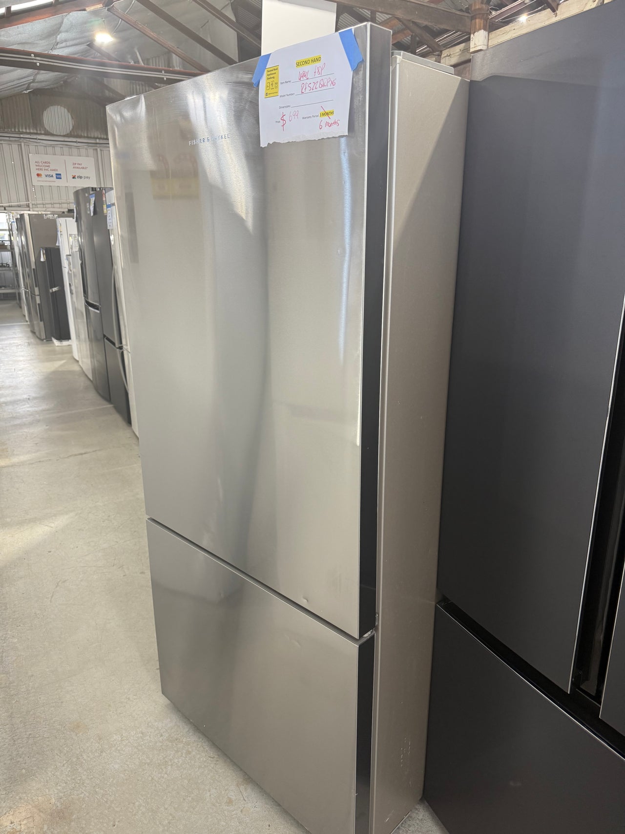 Second hand Fisher & Paykel 494 L Series 5 Bottom-Mount Refrigerator – RF522BRPX6 - Second Hand Appliances Geebung
