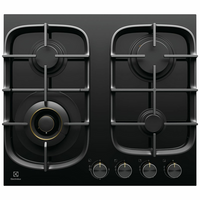 Thumbnail for Factory second Electrolux UltimateTaste 500 Gas Cooktop – Model EHG645BE (60 cm, Black Ceramic Glass)