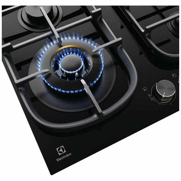 Factory second Electrolux UltimateTaste 500 Gas Cooktop – Model EHG645BE (60 cm, Black Ceramic Glass)