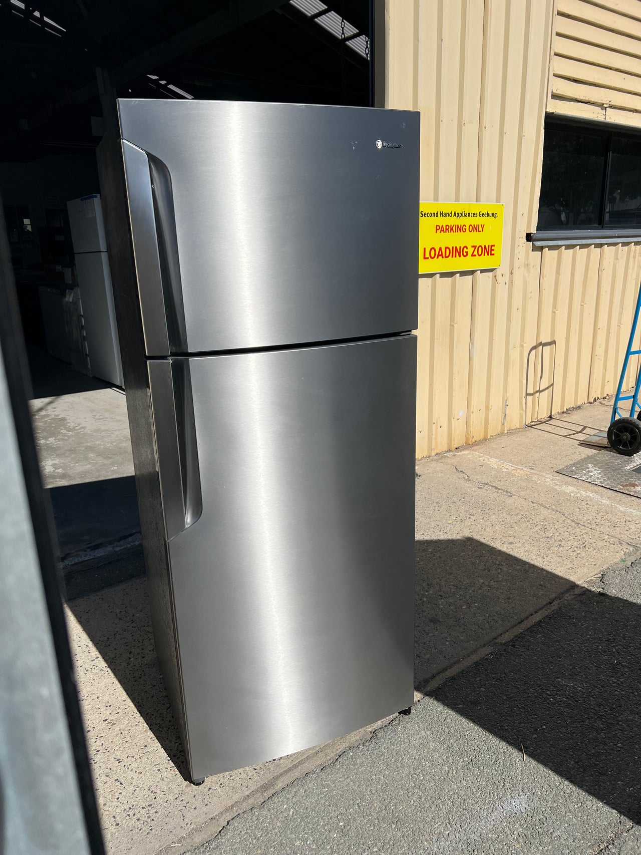 Second hand Westinghouse Fridge 460L Top Mount in Stainless Steel  Model: WTB4600SA - Second Hand Appliances Geebung