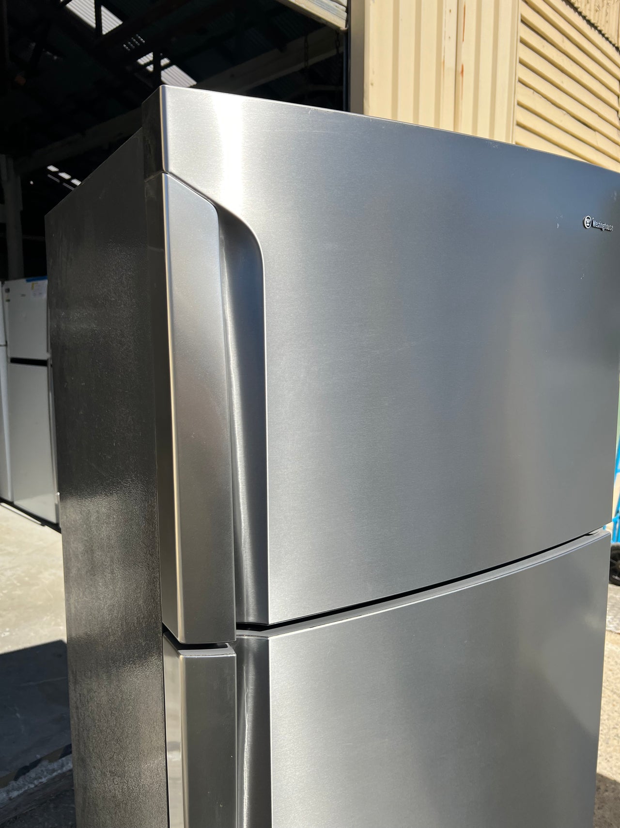 Second hand Westinghouse Fridge 460L Top Mount in Stainless Steel  Model: WTB4600SA - Second Hand Appliances Geebung