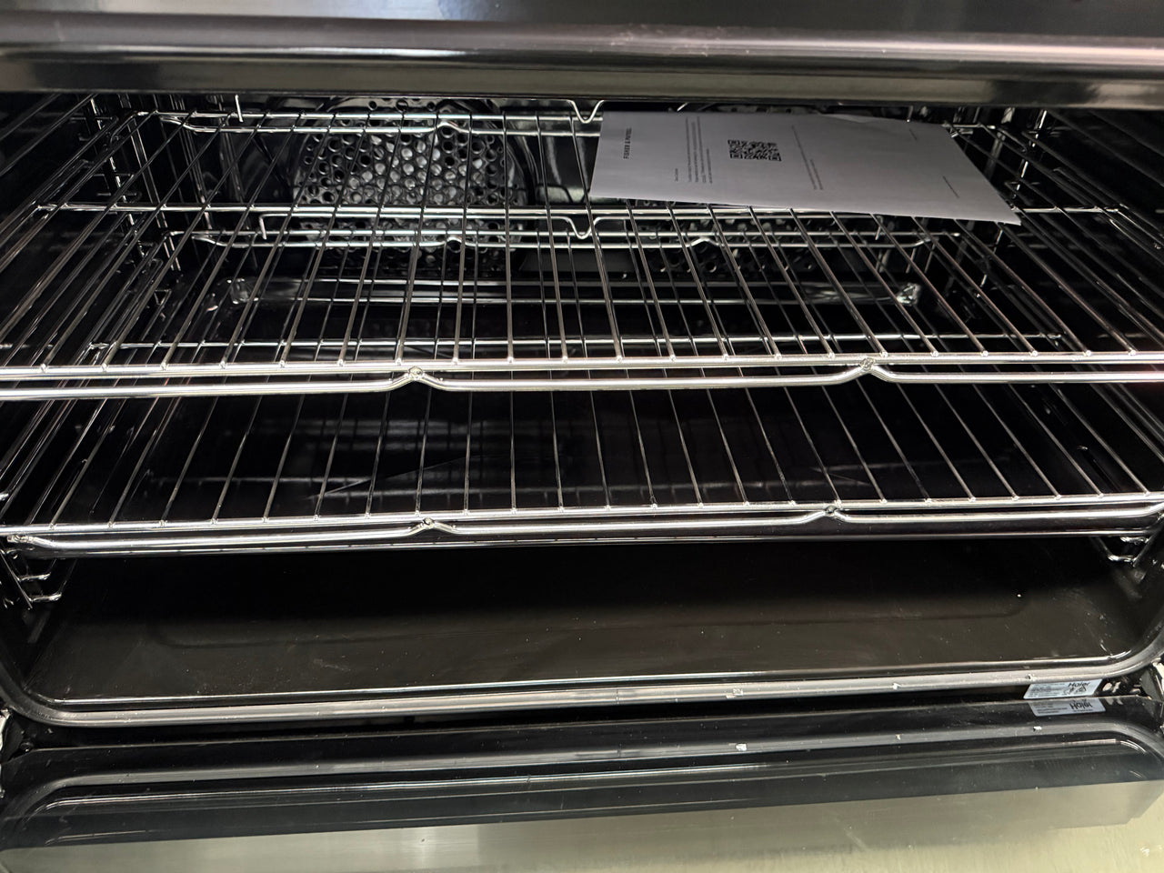 Factory second Haier HOR90S9MSX1 90cm Freestanding Dual Fuel Cooker – Stainless Steel