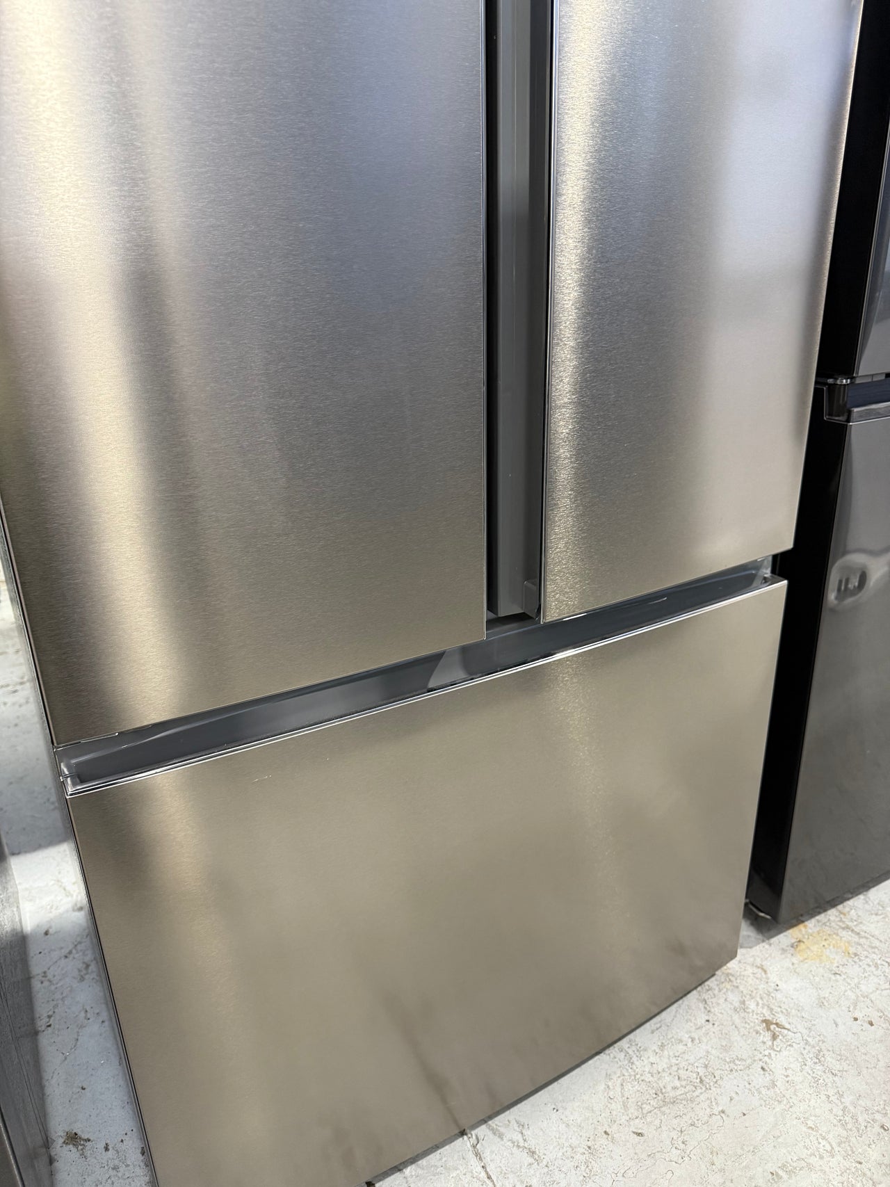 Factory second Haier 493L French Door Frost Free Fridge Stainless Steel HRF520FS - Second Hand Appliances Geebung