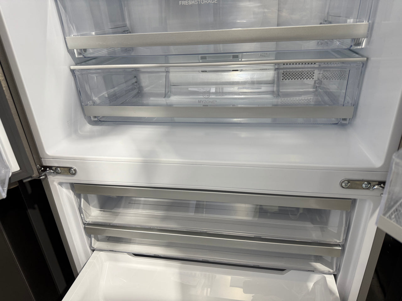 Factory second Haier 493L French Door Frost Free Fridge Stainless Steel HRF520FS - Second Hand Appliances Geebung