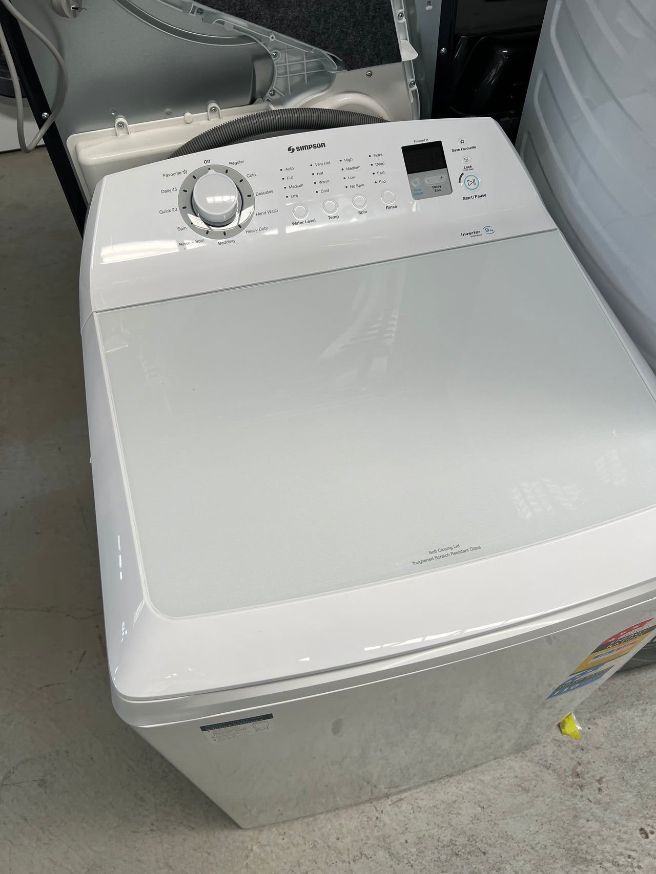 Simpson 9kg Top Load Washing Machine Model: SWT9043 - Second Hand Appliances Geebung