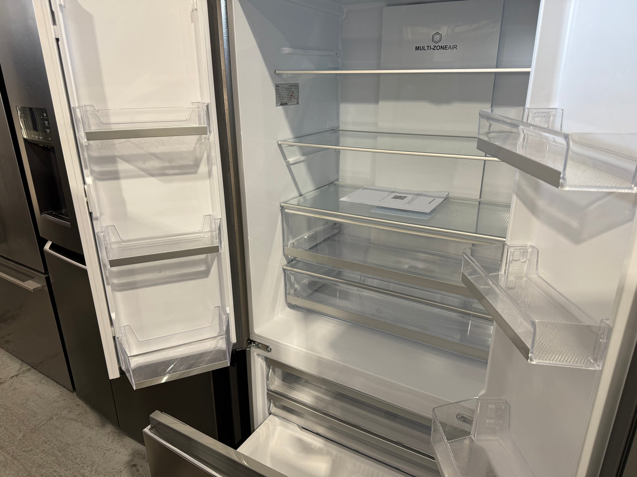 Factory second Haier 493L French Door Frost Free Fridge Stainless Steel HRF520FS - Second Hand Appliances Geebung