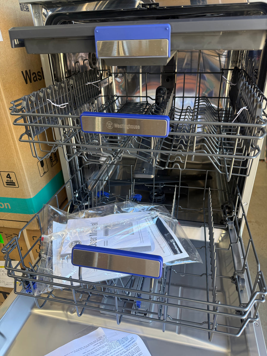 Factory second Westinghouse 60cm 15 Place Freestanding Dishwasher – Stainless Steel WSF6608XC