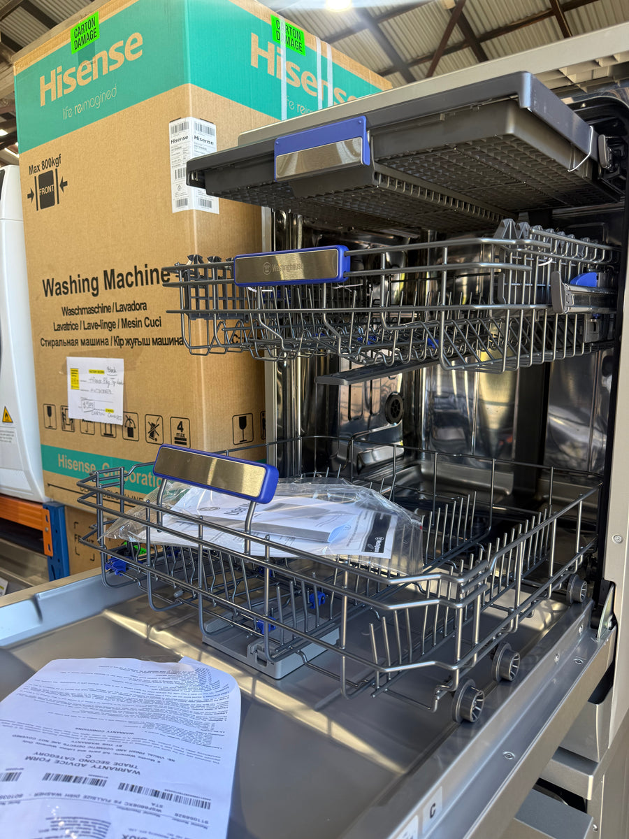 Factory second Westinghouse 60cm 15 Place Freestanding Dishwasher – Stainless Steel WSF6608XC