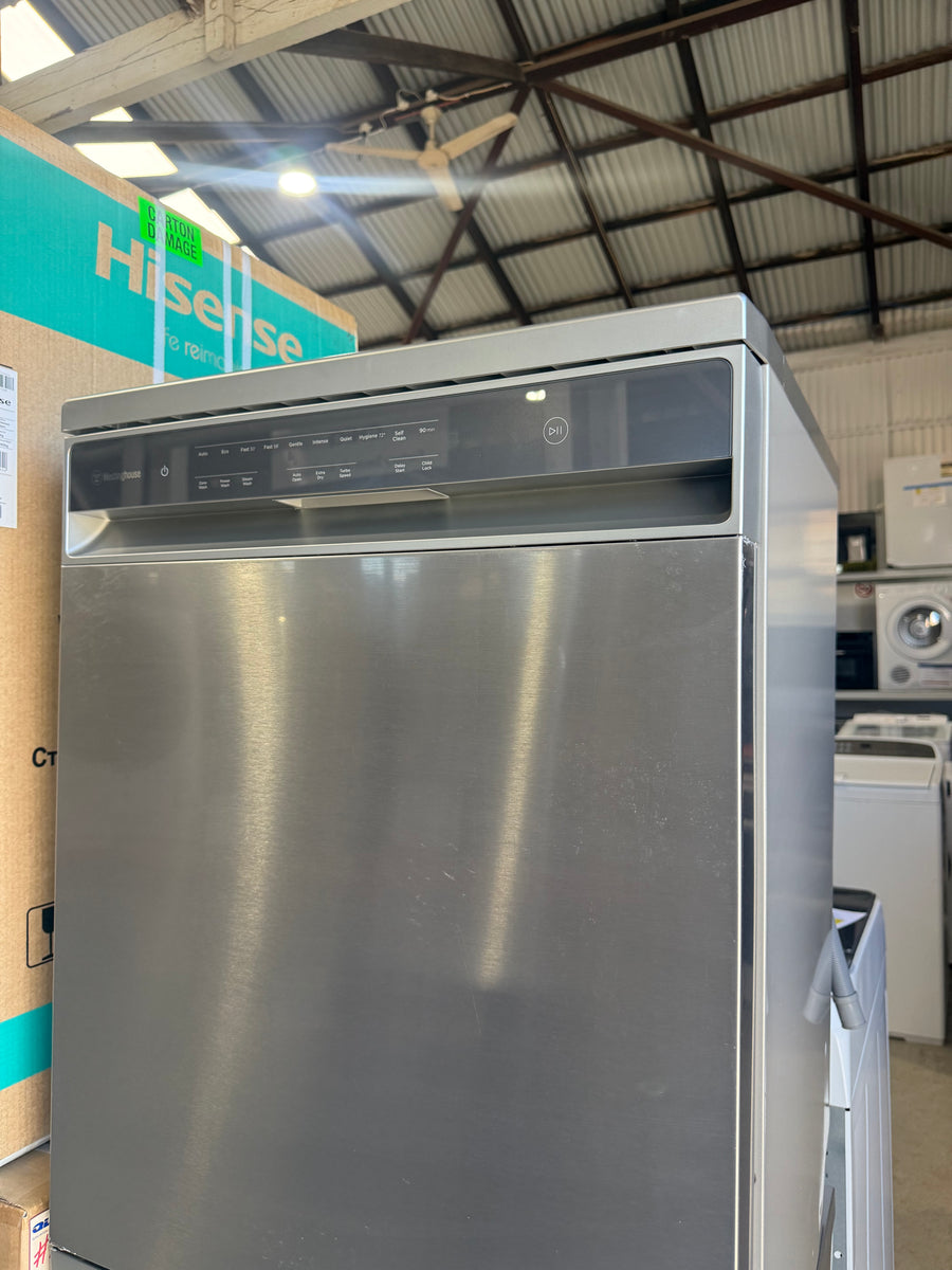 Factory second Westinghouse 60cm 15 Place Freestanding Dishwasher – Stainless Steel WSF6608XC