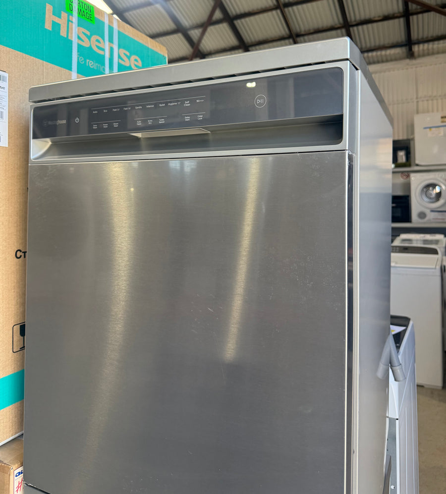 Factory second Westinghouse 60cm 15 Place Freestanding Dishwasher – Stainless Steel WSF6608XC