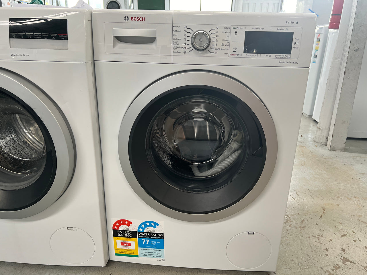 Second Hand Bosch Serie 8 9kg Front Load Washing Machine WAW28420AU ...