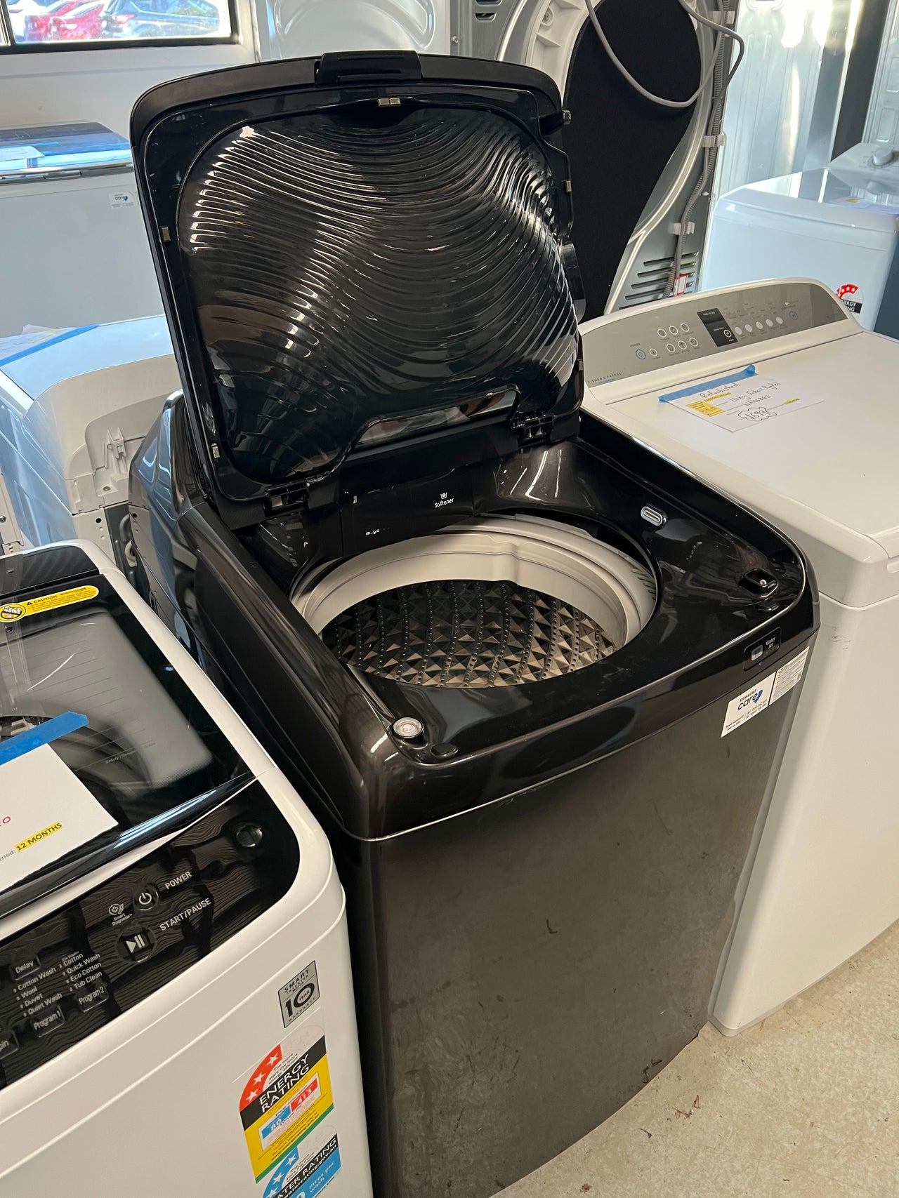 Second hand Samsung 8.5Kg Activ DualWash Top Load Washing Machine Model: WA85N6750BV - Second Hand Appliances Geebung