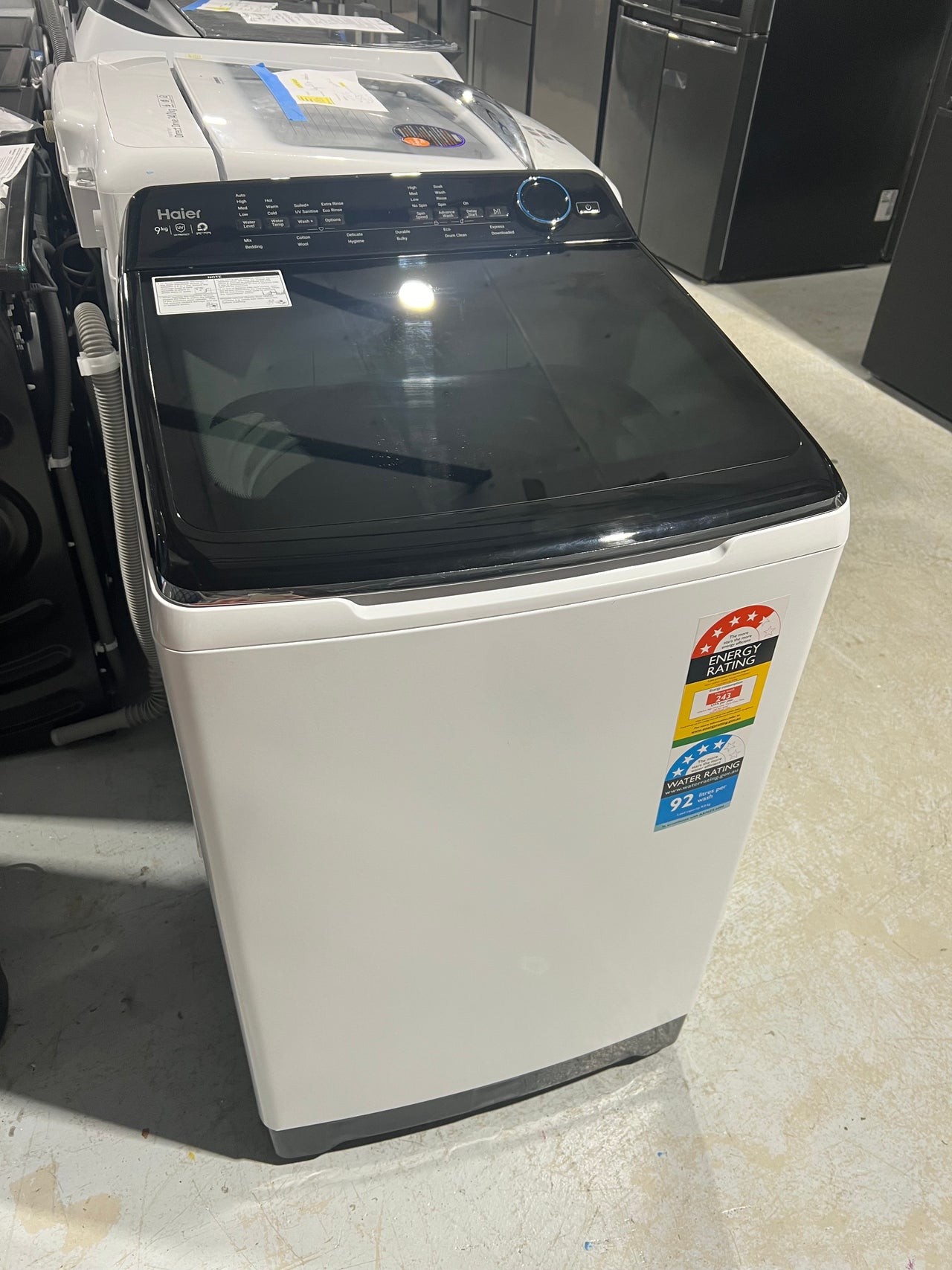 Factory Second Haier 9kg Top Load Washing Machine HWT09AD1 - Second Hand Appliances Geebung