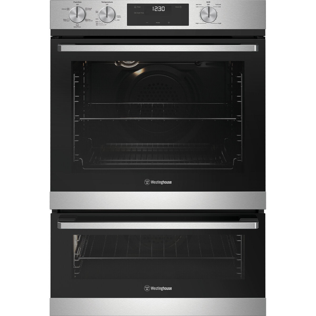 Factory second Westinghouse 60cm Built-In Electric Oven with Separate Grill – Stainless Steel WVE6565SD