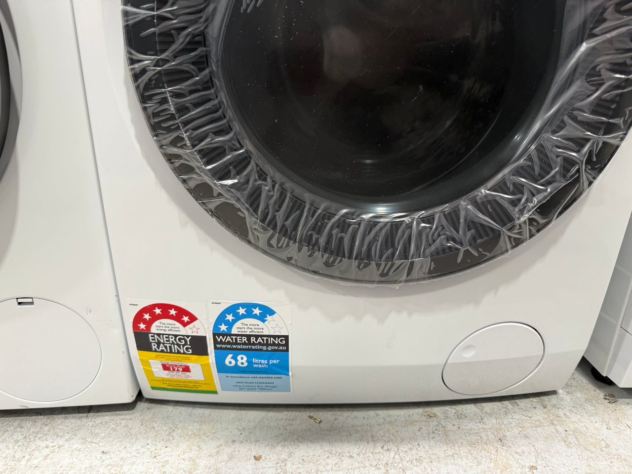 Factory second AEG LF8584M8O – 8 kg 8000 Series Front Load Washing Machine (White) - Second Hand Appliances Geebung