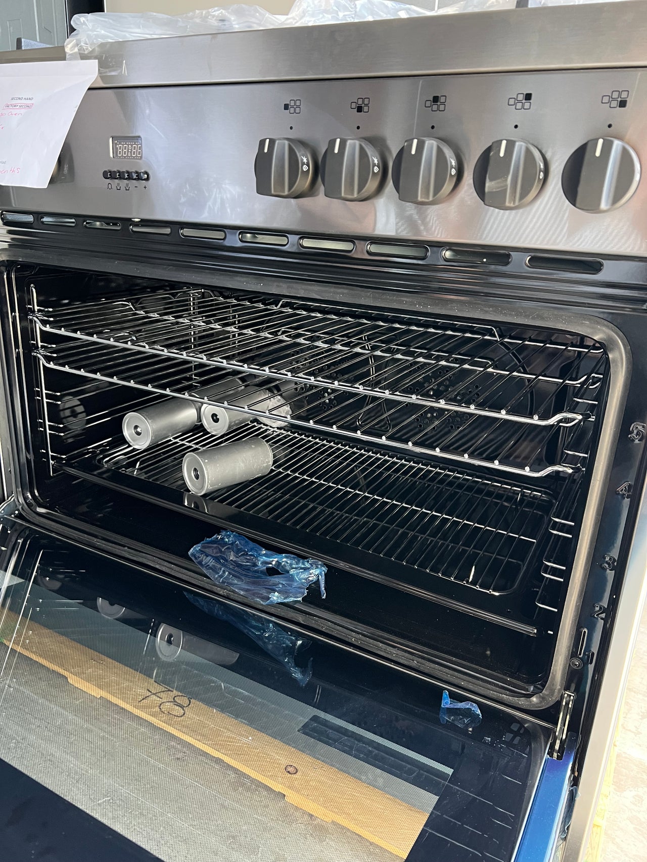 Factory second Omega OF916FX 90cm Freestanding Dual Fuel Oven/Stove