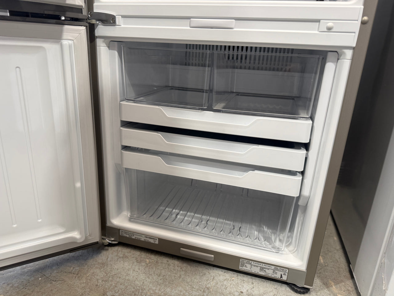 Fisher & Paykel 380L Bottom Mount Refrigerator – RF402BLYX5