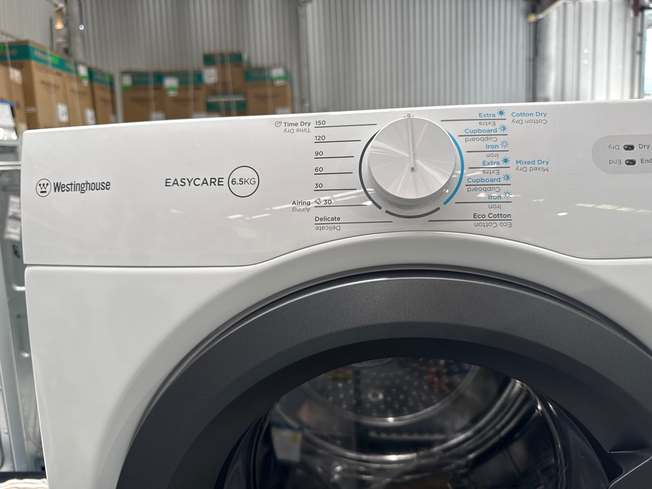 Factory second Westinghouse WDV656N3WB 6.5kg Vented Clothes Dryer - Second Hand Appliances Geebung