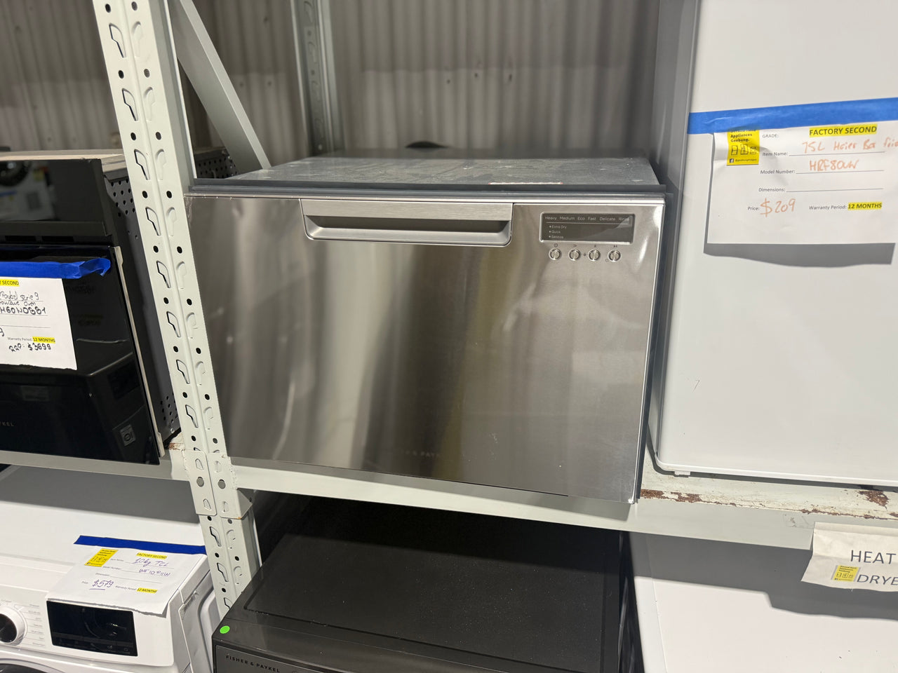 Factory second Fisher&Paykel DD60SCX9 Series 7, Contemporary Single DishDrawer™ Dishwasher