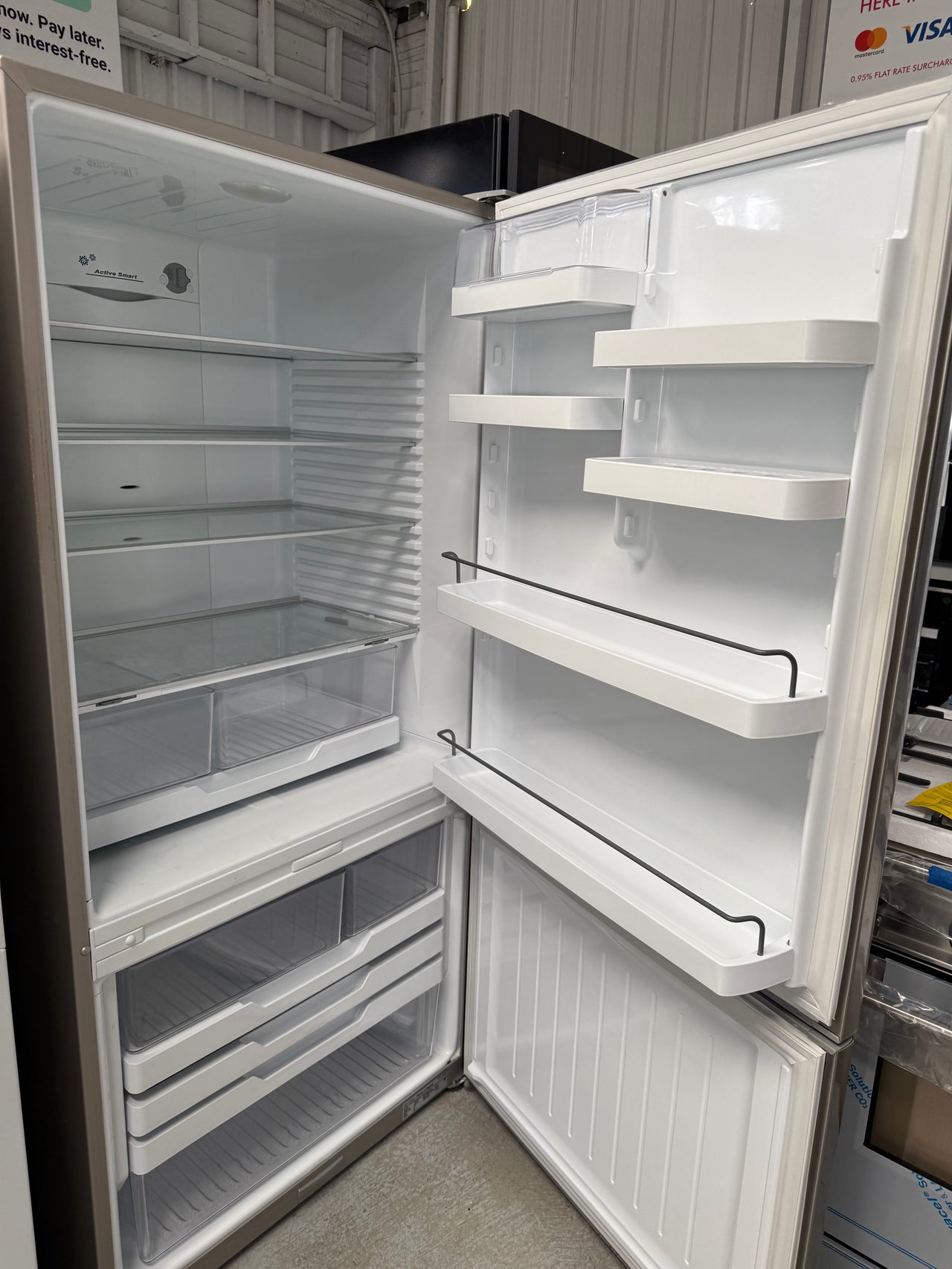 Factory second Fisher & Paykel 373L Upright Fridge RF373SRDW1 - Second Hand Appliances Geebung