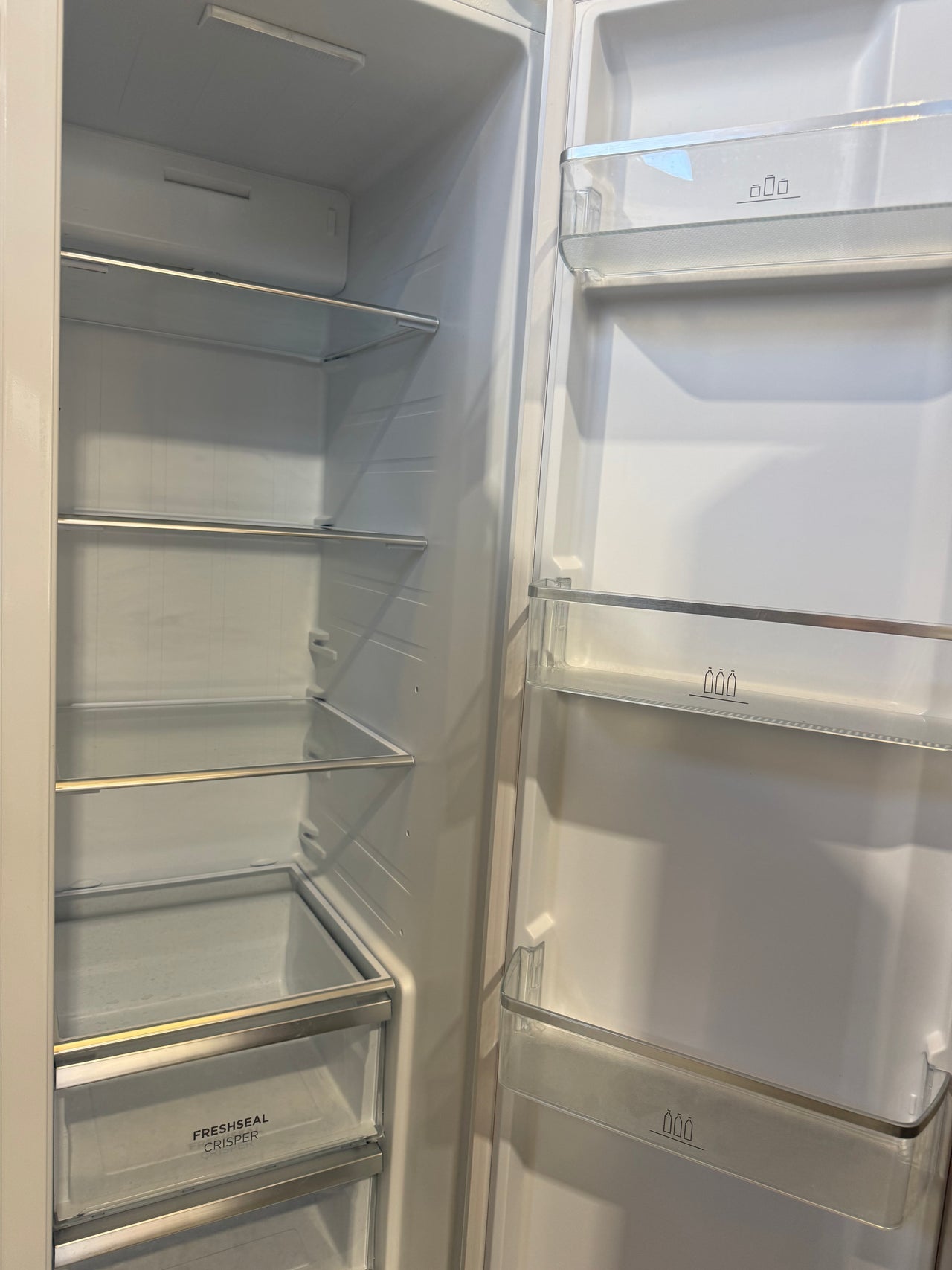 Second hand Westinghouse WSE6630WA 624L Side by Side Fridge