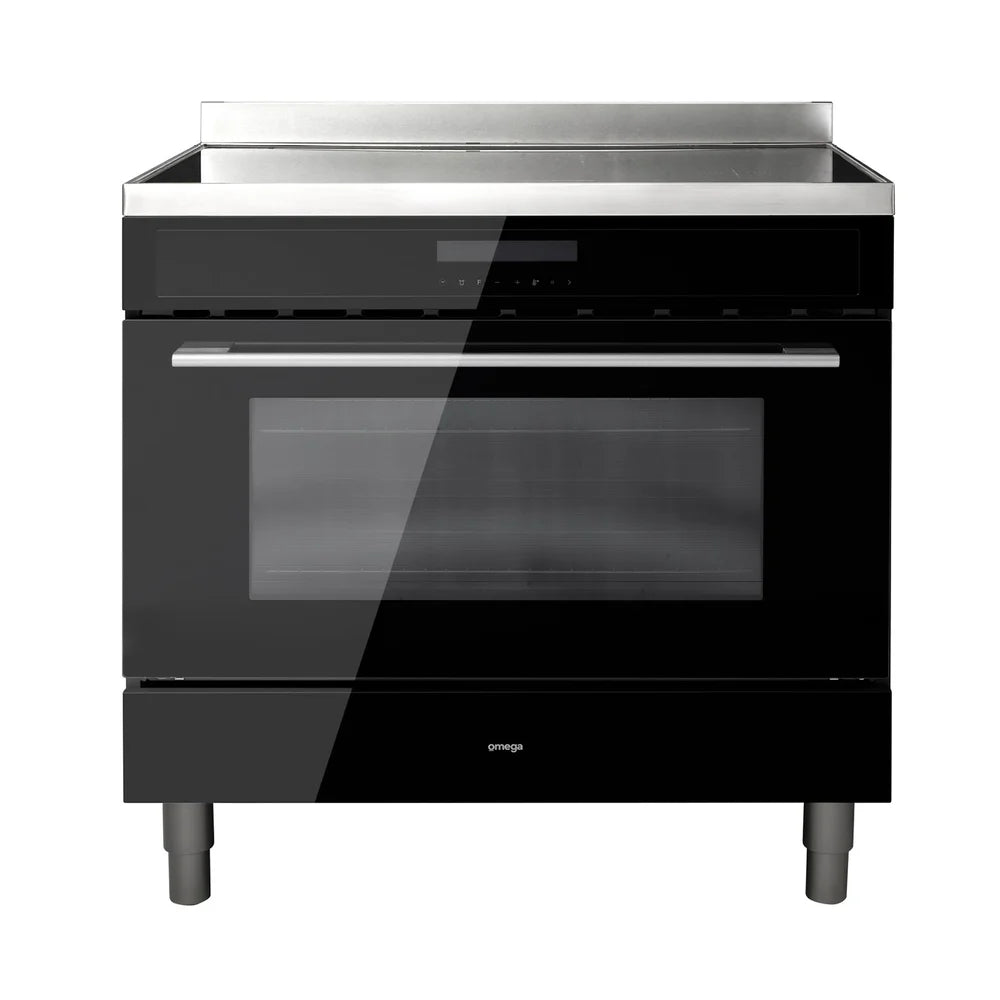 Omega OFOIC909B – 90cm Freestanding Cooker with Induction Cooktop